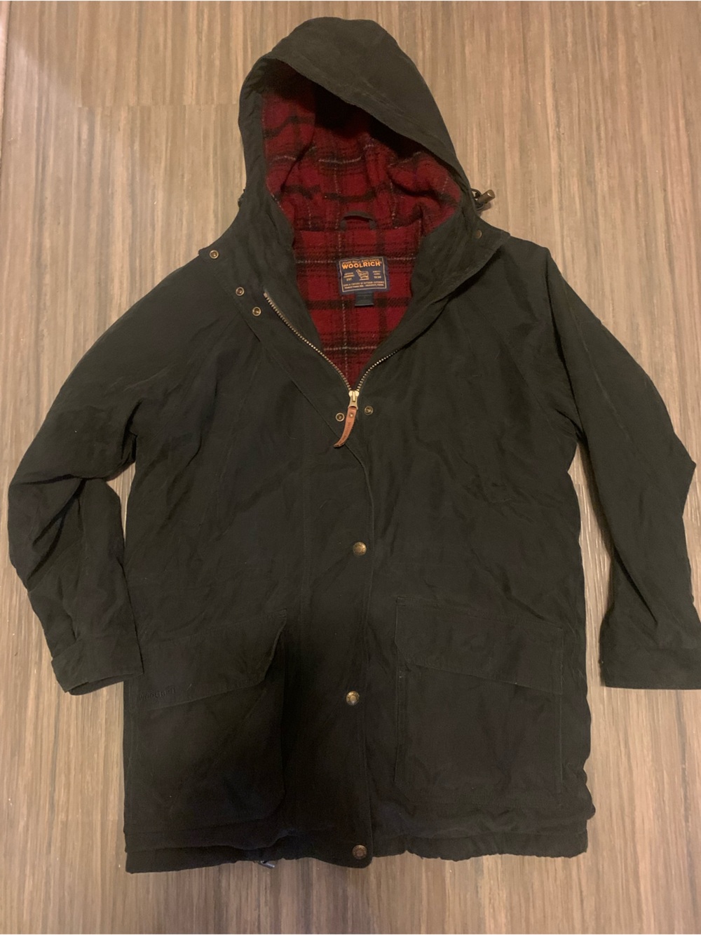 Vintage Woolrich John Rich & Bros Field Parka Jacket – Plaid Lined Women's S